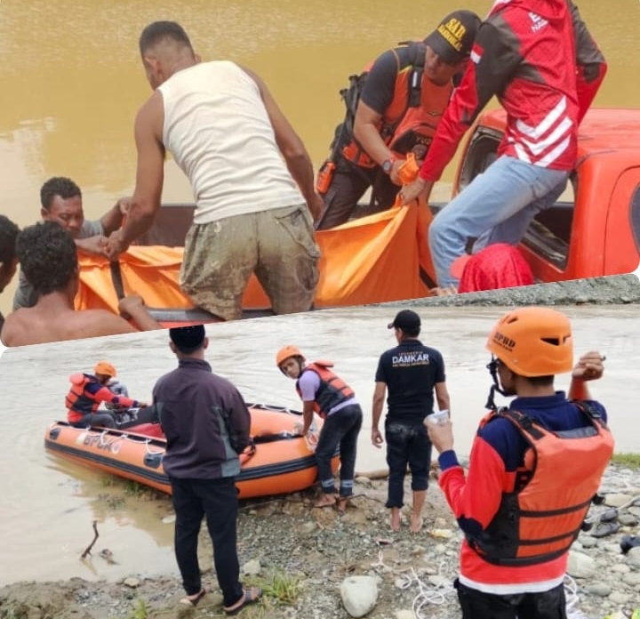 Empat Hari Dicari, Hamdani Ditemukan Meninggal Dunia di Sungai Agoi Karian