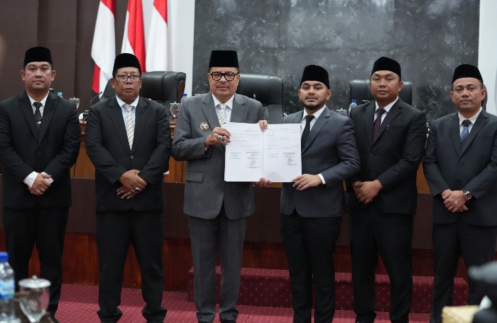 DPRK Nagan Raya Sahkan Rancangan Qanun Perubahan APBK 2026