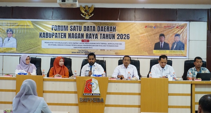 Pemkab Nagan Raya Perkuat Tata Kelola Data melalui Forum Satu Data Daerah 2026